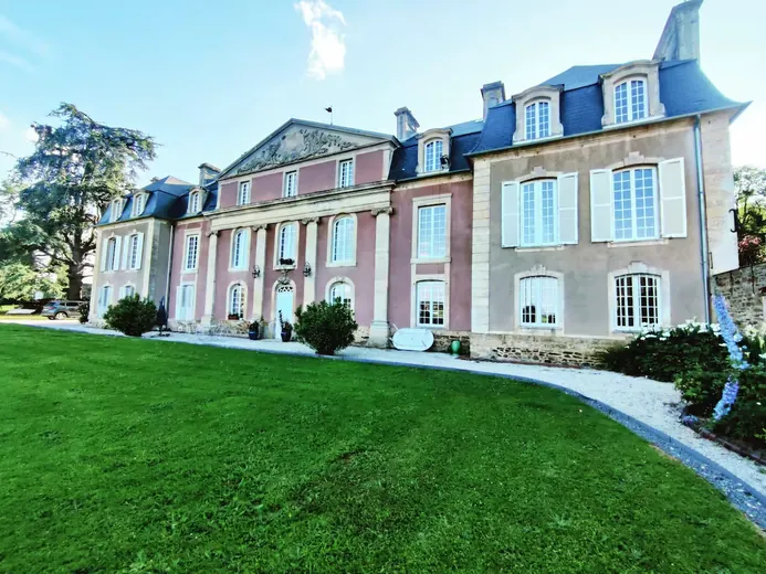 Normandy manor house and its garden